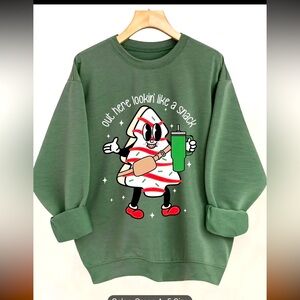 Christmas sweater green new with tags s,m,l,xl,xxl